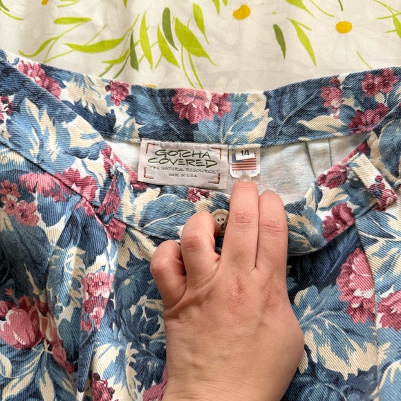 Vintage floral pencil skirt - Picture 3 of 3